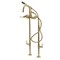 Aqua Vintage CCK8407DL Freestanding Tub Faucet with Supply Line, Stop Valve, Brushed Brass CCK8407DL - alternate 1